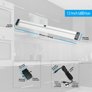 12 inch - with IR Sensor -  LED Dimmable Bar (No Power Supply Included)