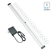 Black Finish Extra Long 20 Inch LED Dimmable Under Cabinet Lighting