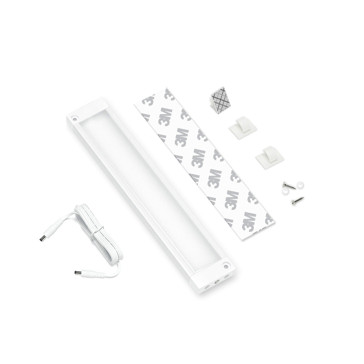 White 7 inch Dimmable LED Lighting Bar with Accessories (No Power Supp EShine