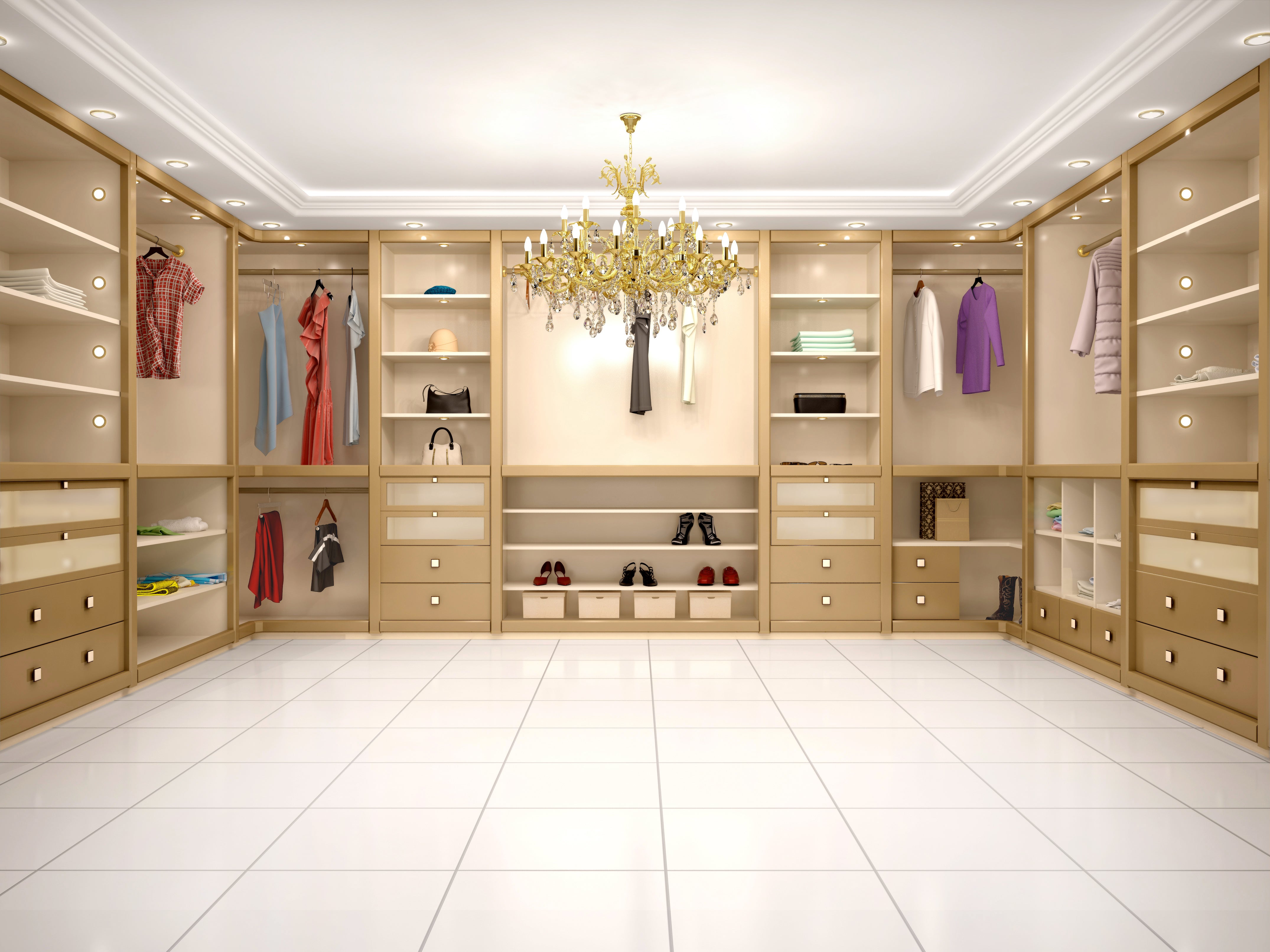 What Type of Fixtures are Needed for Your Walk-In Closet? - Part I