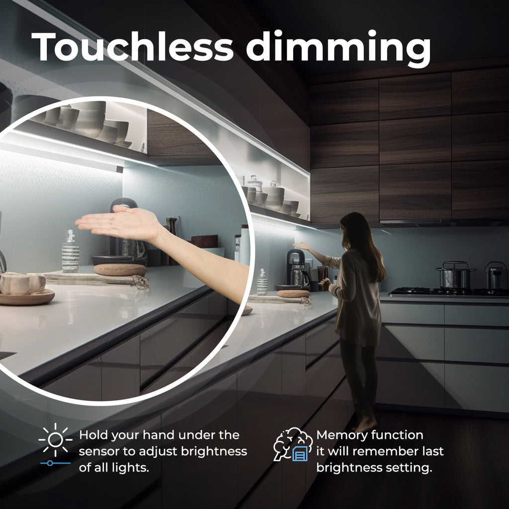 12 inch 6 Panels LED Dimmable Under Lighting EShine