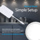 6 pack White Smart Dimmable LED Puck Lights Works with Alexa, Google