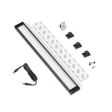Black 12 inch Dimmable LED Lighting Bar with Accessories (No Power Supply Included)