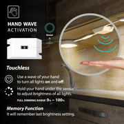 Under Cabinet Puck Lights with Hand Wave Sensor – Dimmable – Pack of 3
