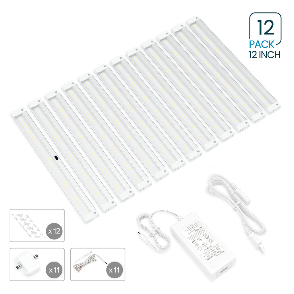 1-Bar Rechargeable Under Cabinet Lighting Kit, Warm White, 9”