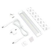 White Finish 7 inch - No Sensor - LED Under Cabinet Lighting Panel (No Power Supply)